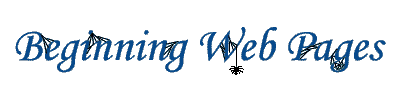 Beginning Web Pages